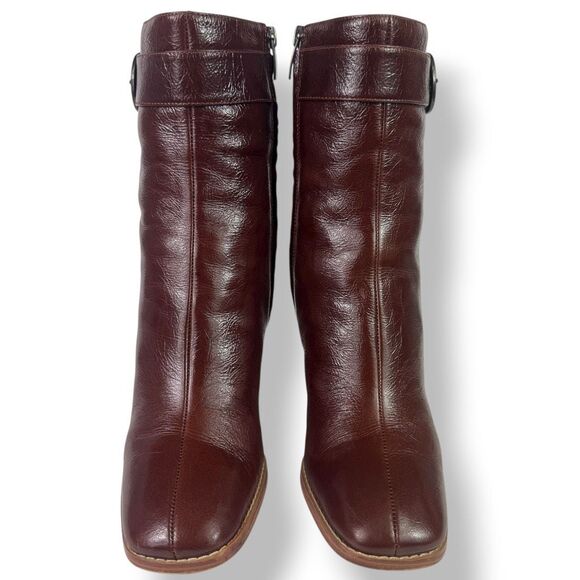 Nine West Y2K 90s Vintage Style Madden Style Platform Chunky Boot Leather 8.5 - Picture 9 of 14